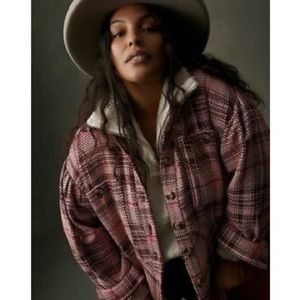 Anthropologie Hudson Plaid Jacket